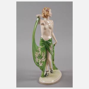 Goldscheider Wien Tänzerin Art déco