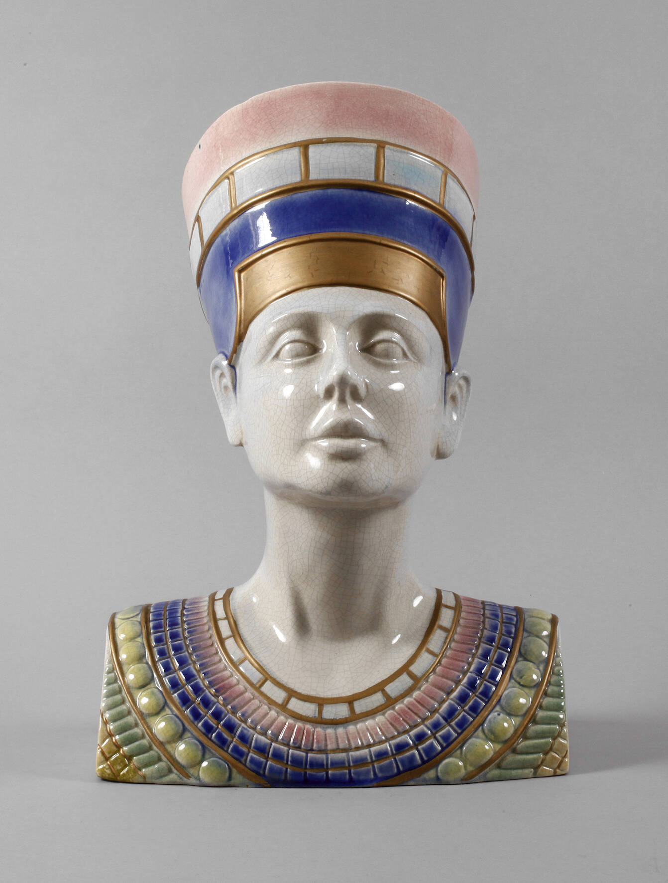 Große Büste Nofretete Art déco