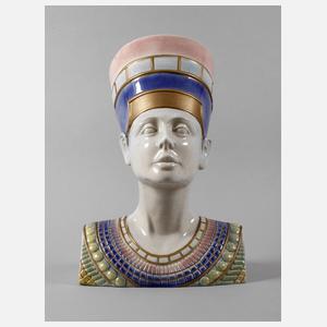 Große Büste Nofretete Art déco