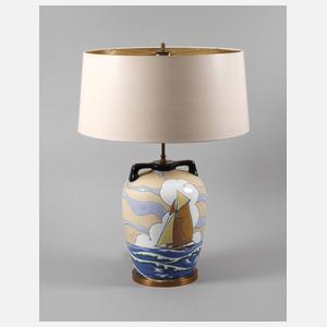 Turn-Teplitz Lampenfuß Segelboote