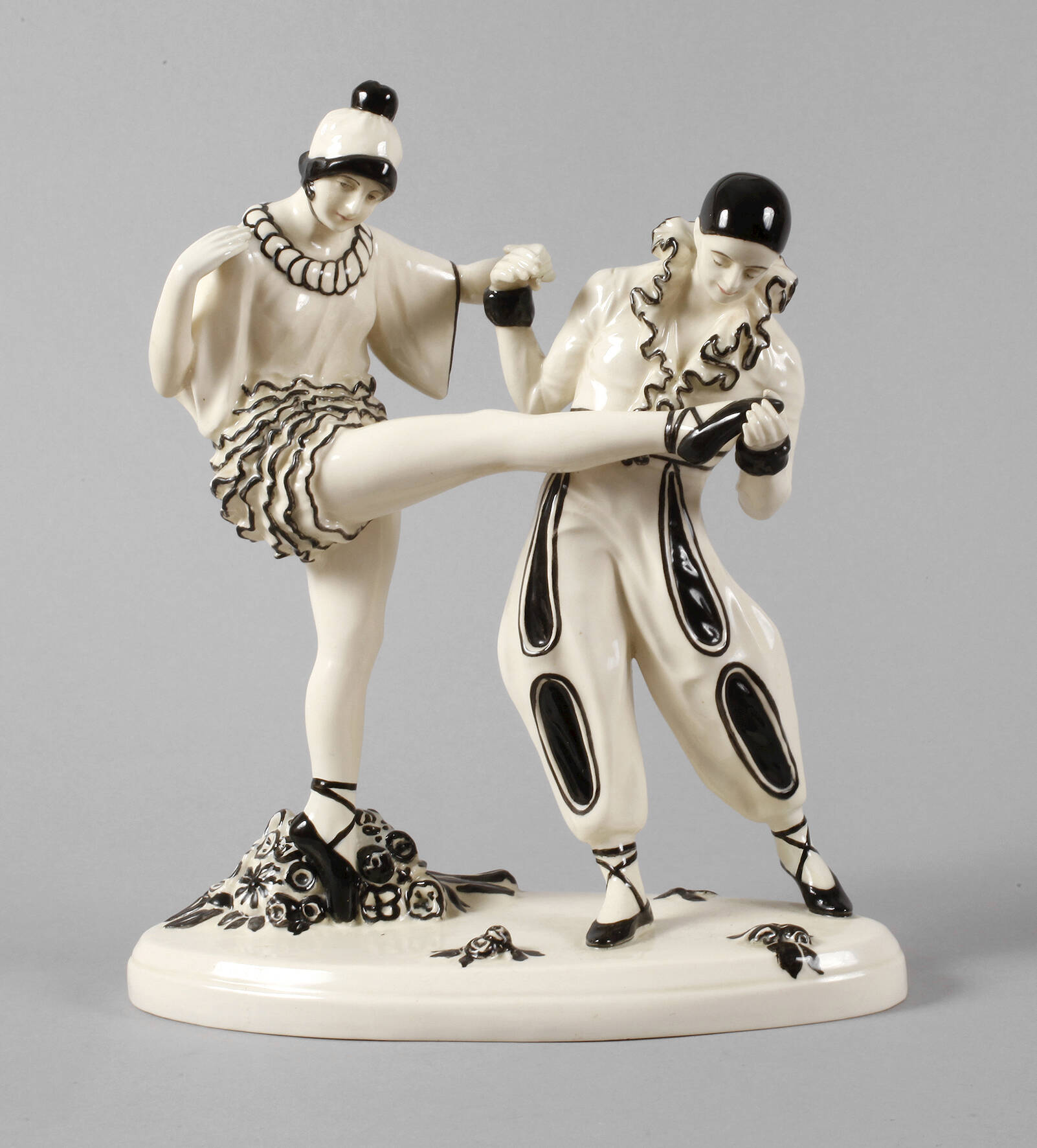 Pierot und Columbine Art déco