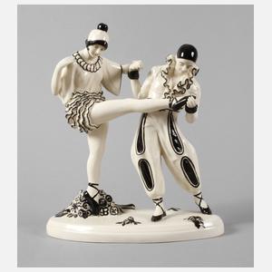 Pierot und Columbine Art déco