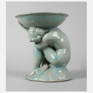 Weibliche Aktfigur mit Schale