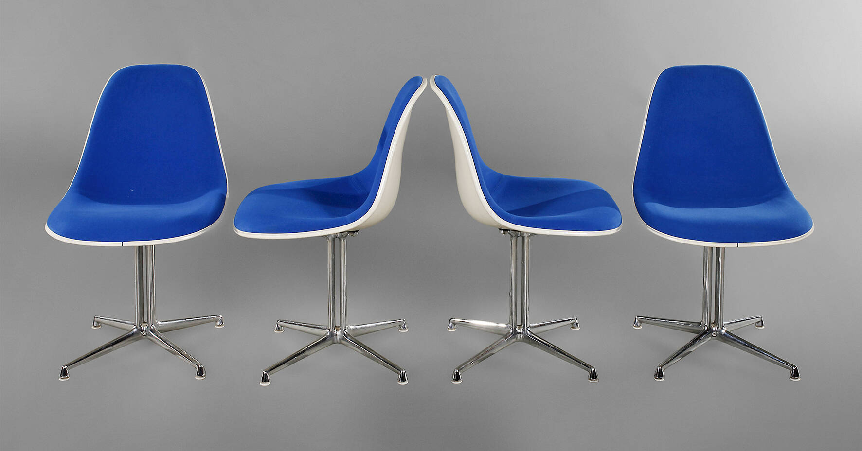 Vier Stühle "Lafonda" Charles & Ray Eames