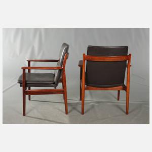 Paar Sessel Teakholz