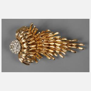 Grosse Designerbrosche