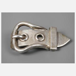 Hermès Silberbrosche