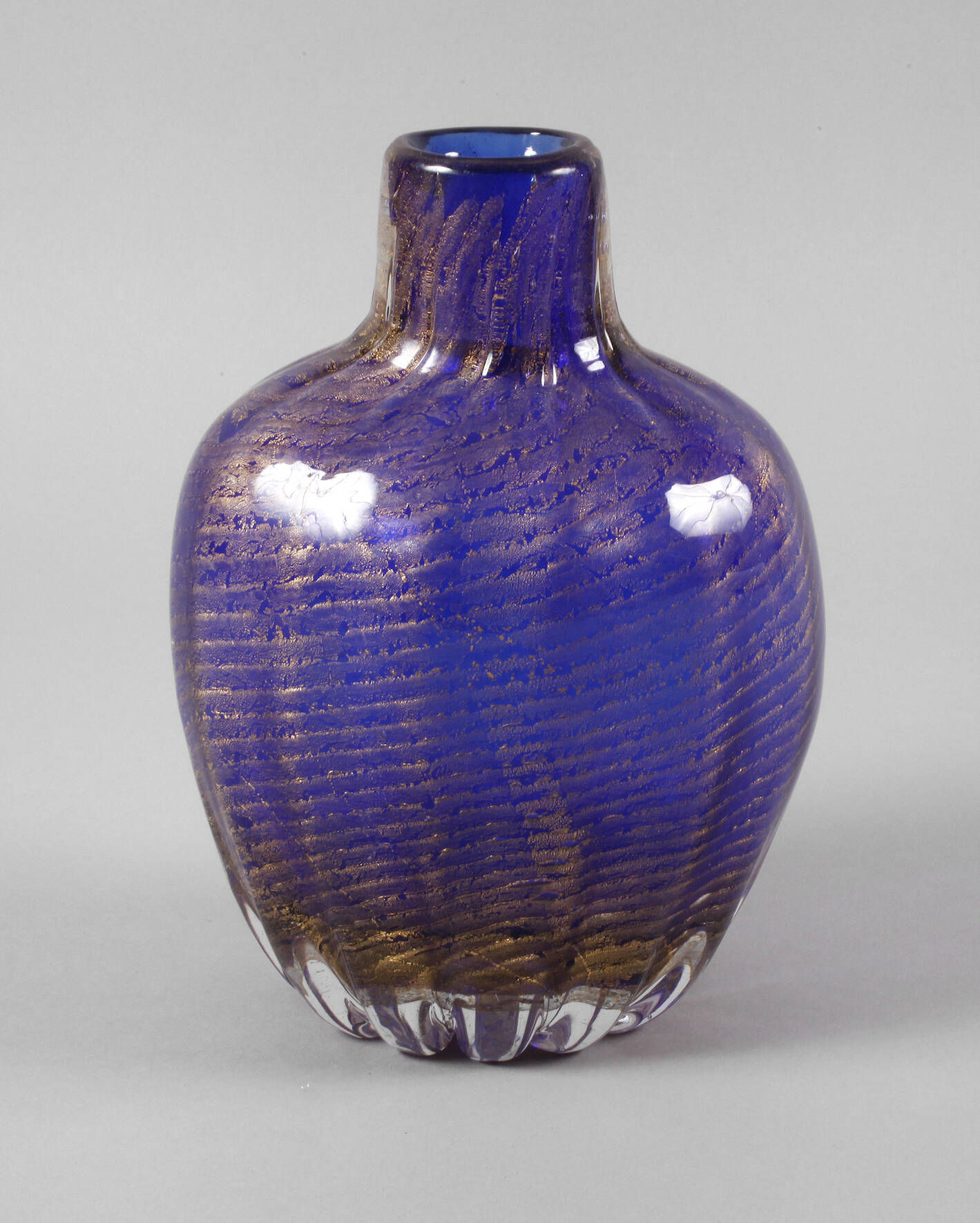 Murano Vase Goldflimmer