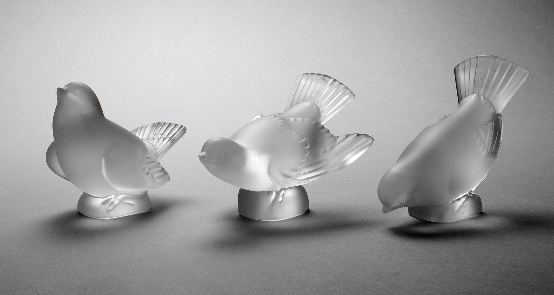 René Lalique drei Vögelchen