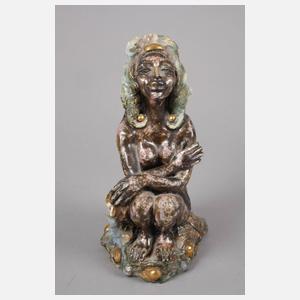 Hockender weiblicher Akt Anni Jung Dresden