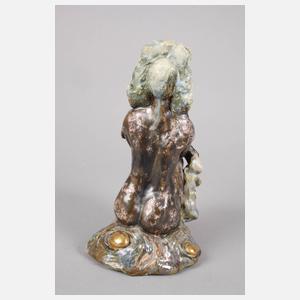 Hockender weiblicher Akt Anni Jung Dresden