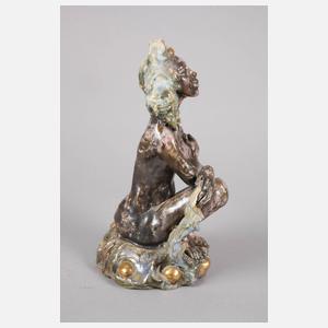 Hockender weiblicher Akt Anni Jung Dresden