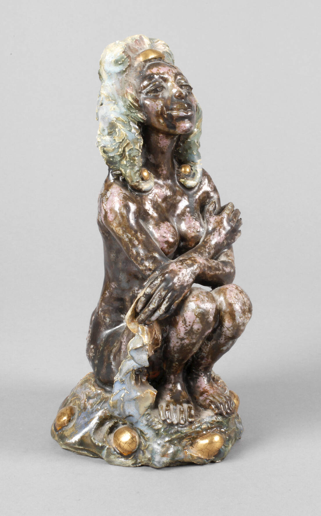 Hockender weiblicher Akt Anni Jung Dresden