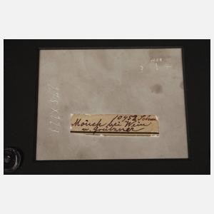 KPM Berlin Porzellanbildplatte "Mönch bei Wein"