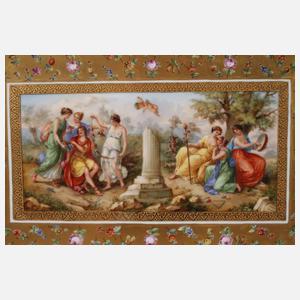 Thüringen Tablett "Allegorische Szene"