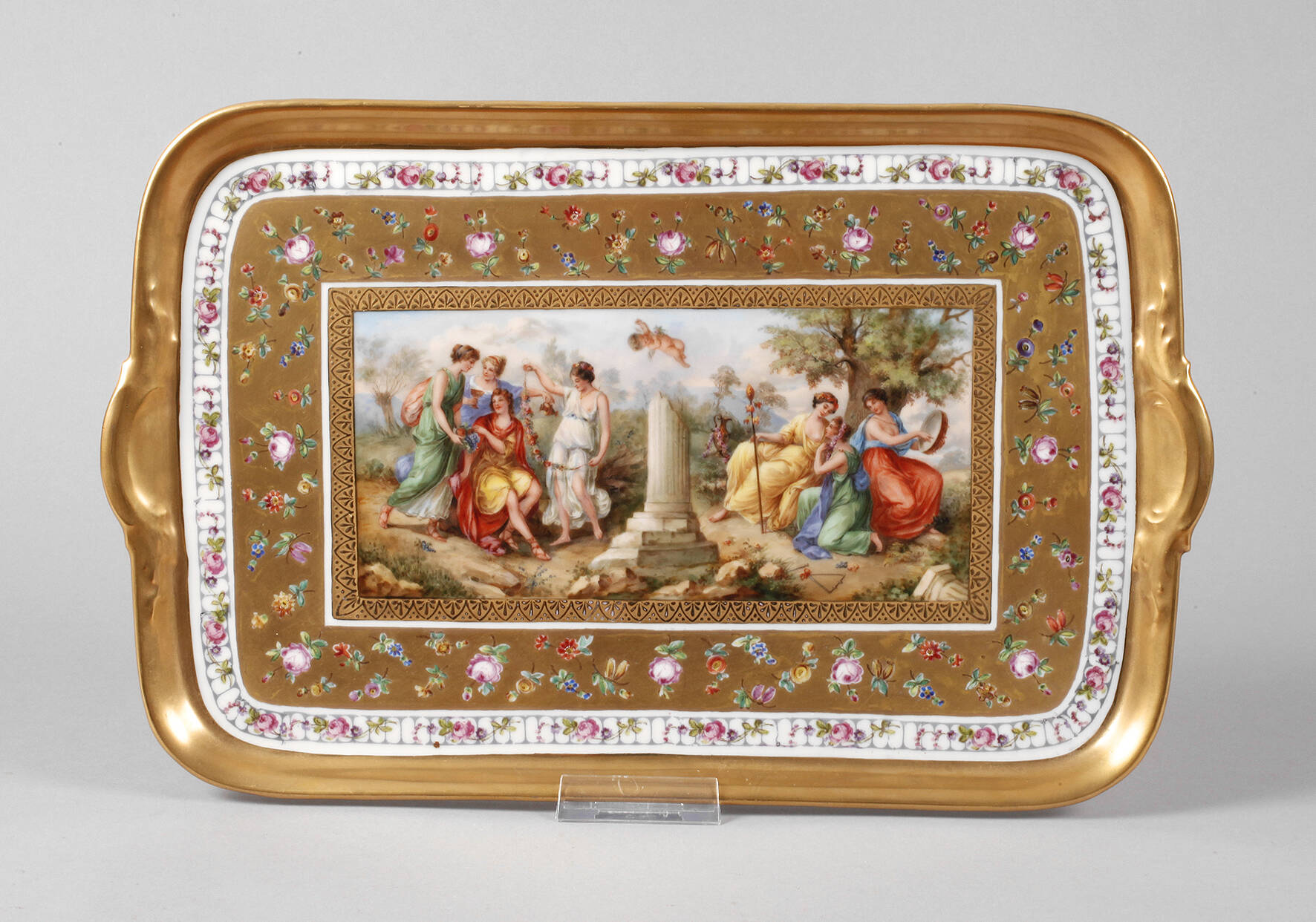 Thüringen Tablett "Allegorische Szene"