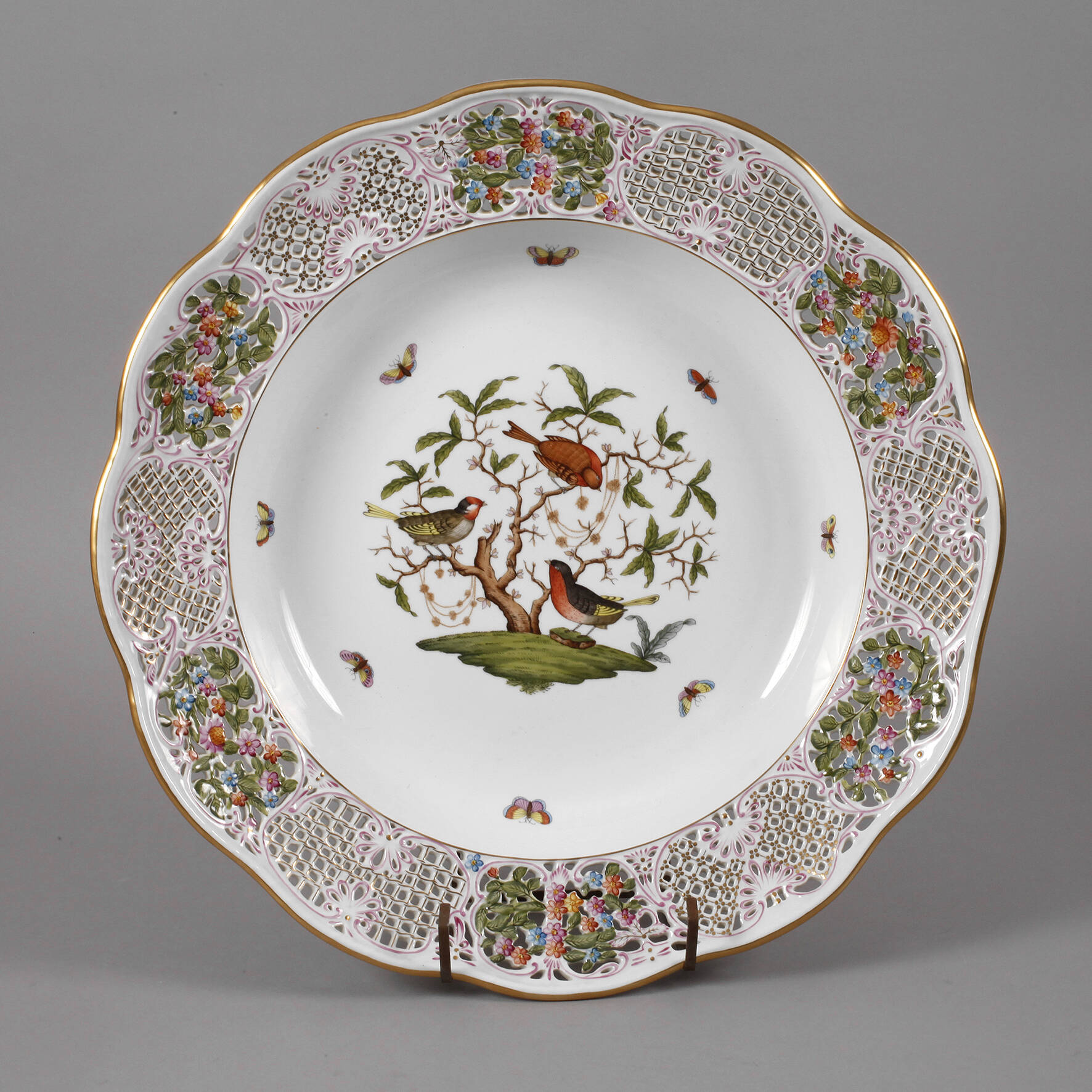 Herend/Ungarn übergroßer Wandteller