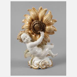 Hutschenreuther Kind mit Sonnenblume