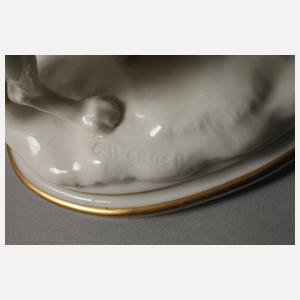 Hutschenreuther Mädchen mit Barsoi