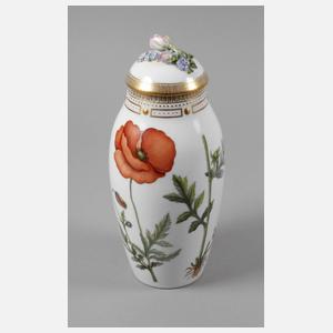 Kopenhagen Deckelvase Flora Danica