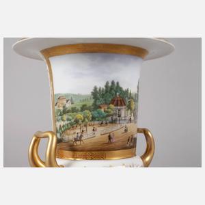 KPM Berlin Andenkenvase Salzbrunn