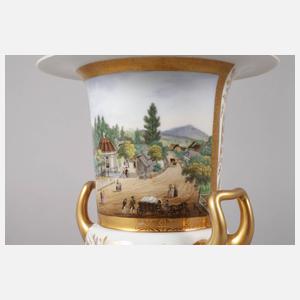 KPM Berlin Andenkenvase Salzbrunn