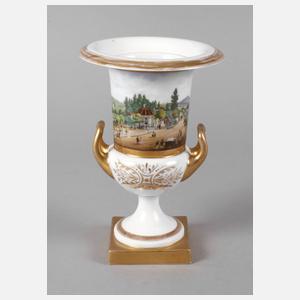 KPM Berlin Andenkenvase Salzbrunn