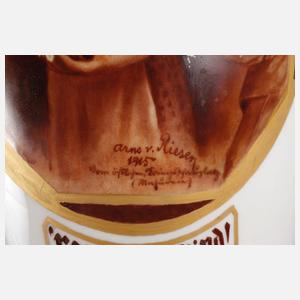 KPM Berlin Kriegsvase "Ran an den Feind!"