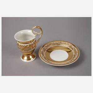 KPM Berlin patriotische Tasse