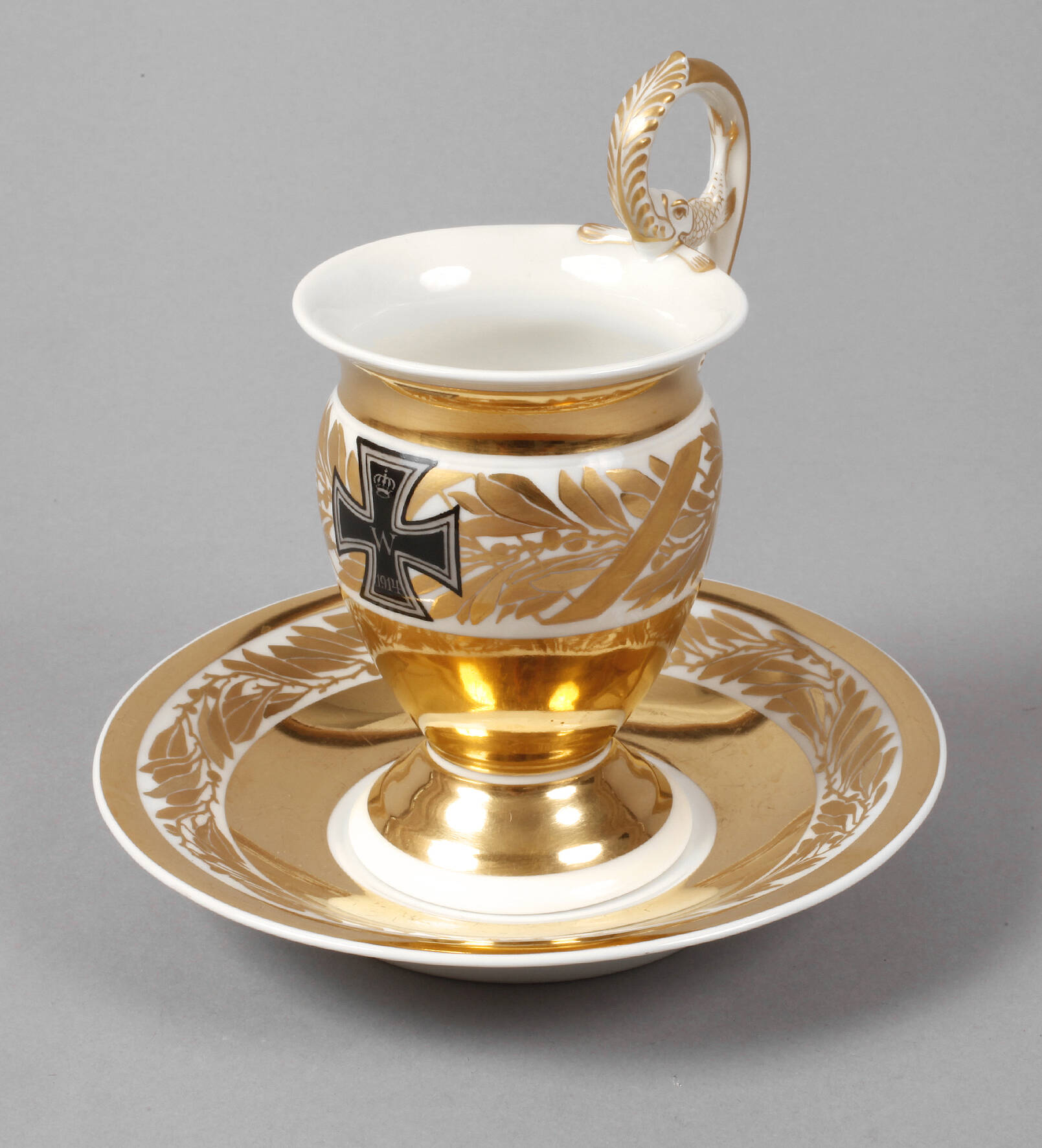 KPM Berlin patriotische Tasse