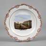 Meissen Teller "Schlossplatz in Warmbrunn"