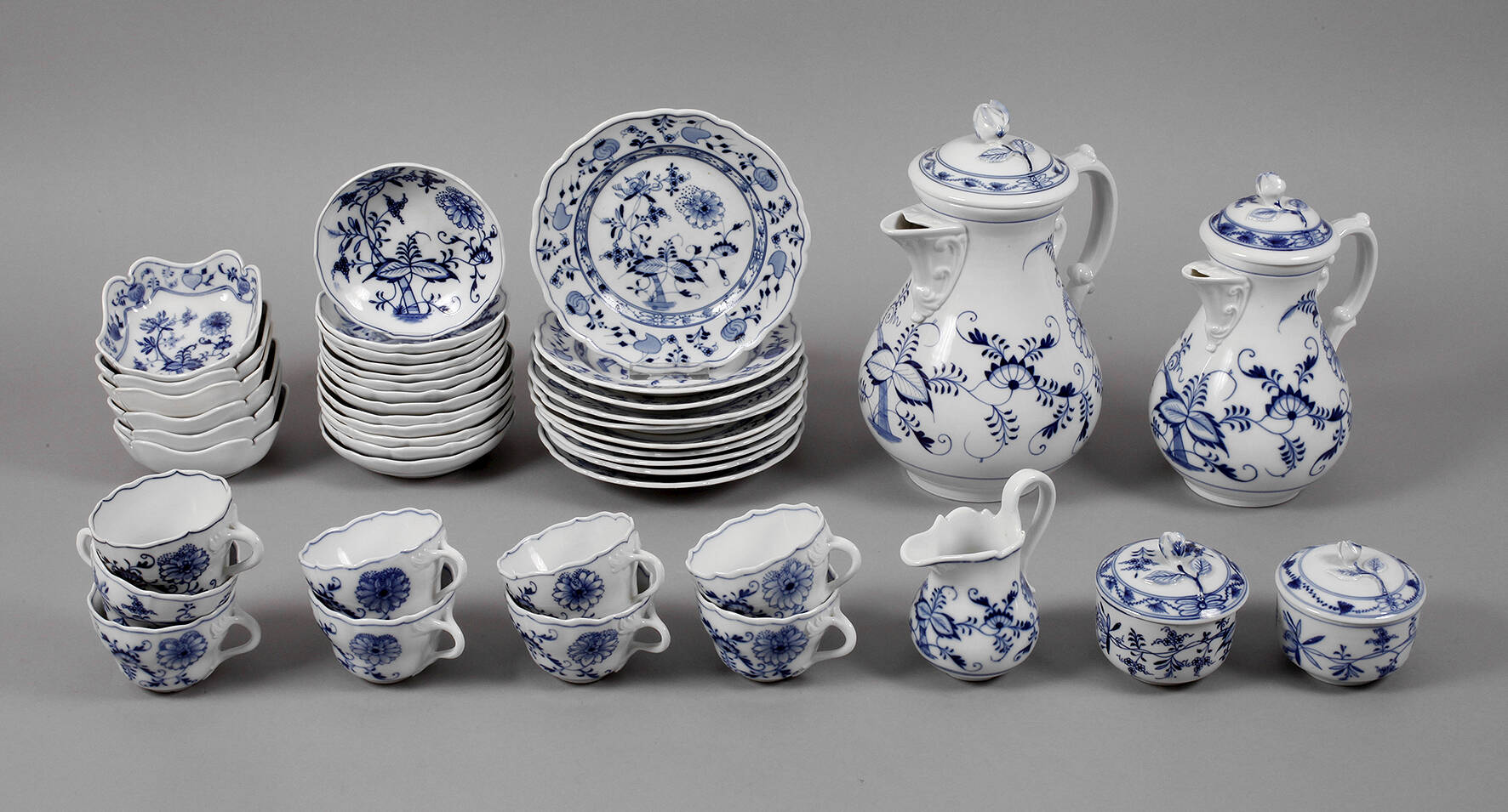 Meissen Teichert großes Kaffee-/Speiseservice