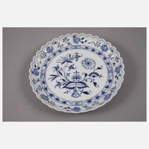 Meissen drei Vorlegeplatten Zwiebelmuster