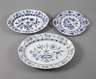 Meissen drei Platten Zwiebelmuster