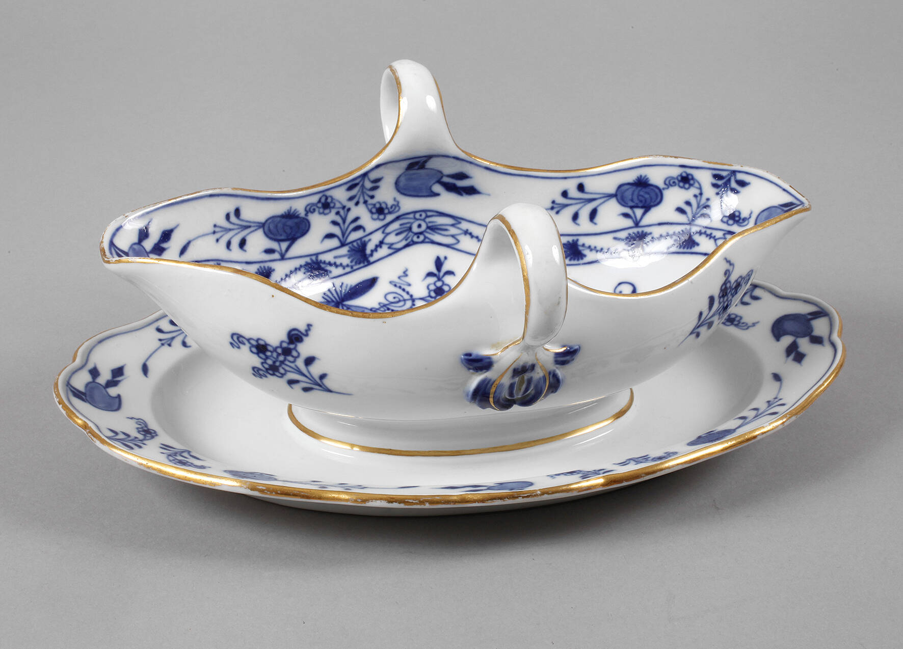 Meissen Sauciere Zwiebelmuster