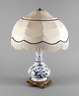Meissen Tischlampe Zwiebelmuster