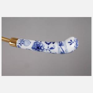 Meissen vergoldeter Silberlöffel