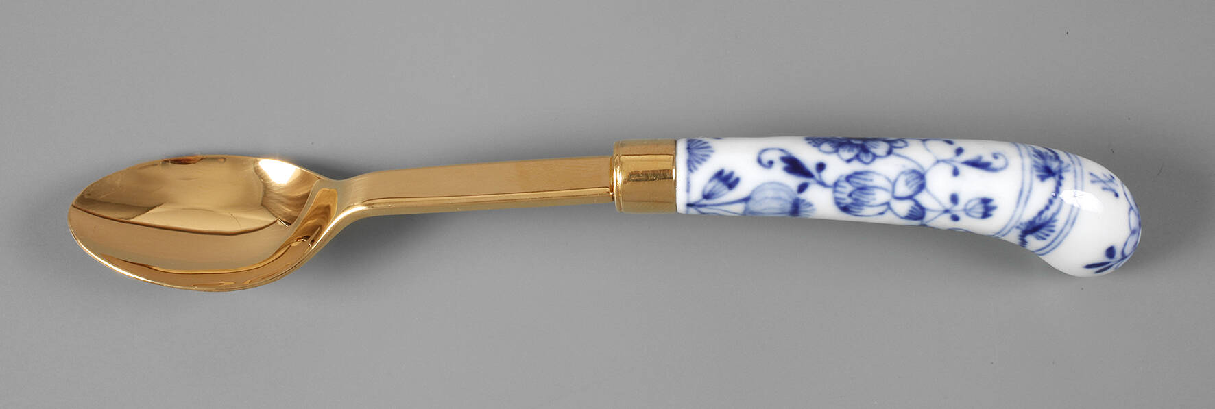 Meissen vergoldeter Silberlöffel
