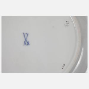 Meissen sieben Teller "Rote Rose“