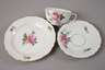Meissen Tête-à-Tête Rote Rose + Königskuchenplatte