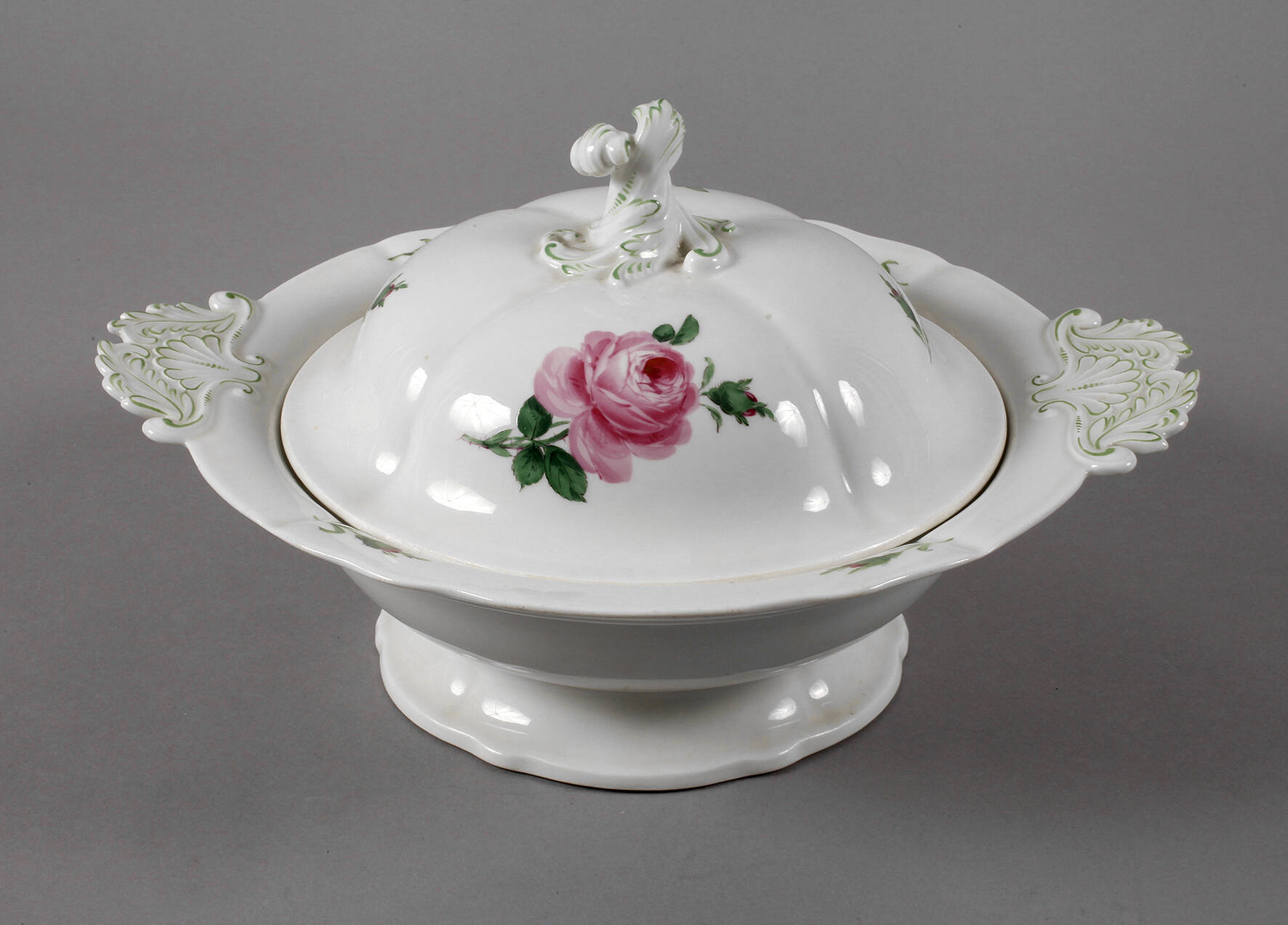 Meissen Terrine "Rote Rose"