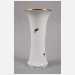 Meissen Art déco-Vase mit Böhmischem Seidenschwanz