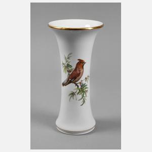 Meissen Art déco-Vase mit Böhmischem Seidenschwanz