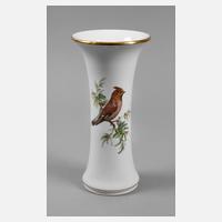 Meissen Art déco-Vase mit Böhmischem Seidenschwanz111