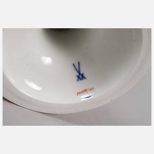 Meissen Schlangenhenkelvase mit Früchtedekor