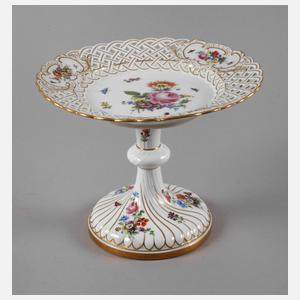 Meissen Tafelaufsatz Insektenmalerei