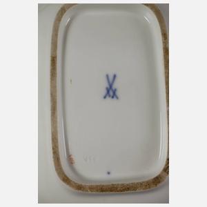 Meissen Prunkschale mit Blütenbukett