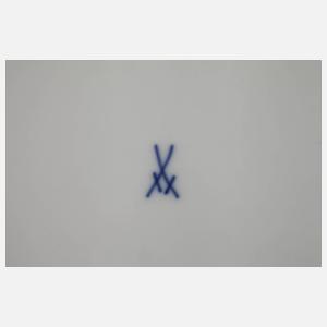 Meissen Wandteller mit Hochschulansicht