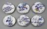 Meissen sechs Teller historische Technik