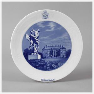 Meissen Ansichtenteller Dresden